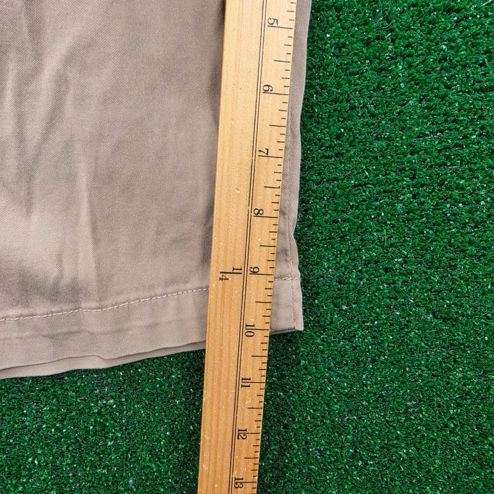 AG Adriano Goldschmied The Griffin Relaxed Shorts Mens 30R Tan Flat Front Preppy